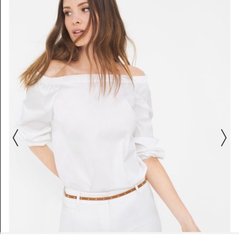 White House Black Market off the shoulder blouse